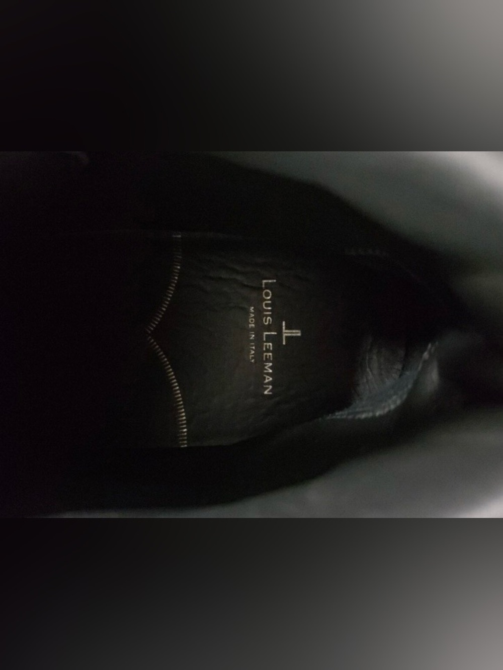 Louis Leeman Black Suede High Top Sneakers with Studded Detail - Picture 5 of 6